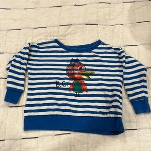 BOBO CHOSES kids stripe sweatshirt 🍋
